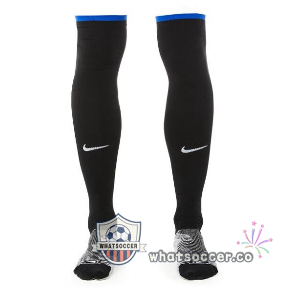 Inter Milan Home Soccer Socks Black 2022-2023