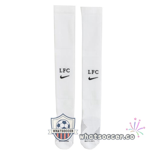 FC Liverpool Away Soccer Socks White 2022-2023