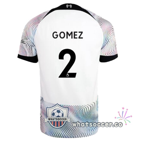 FC Liverpool (GOMEZ 2) Away Soccer Jerseys White 2022-2023