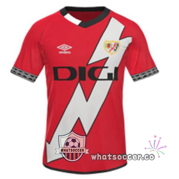 Rayo Vallecano Away Soccer Jerseys Red 2022-2023