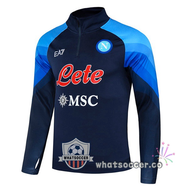SSC Napoli Soccer Sweater Blue 2022-2023