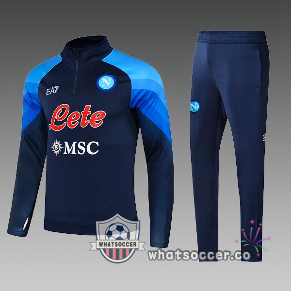 SSC Napoli Kids Blue Tracksuit 2022-2023