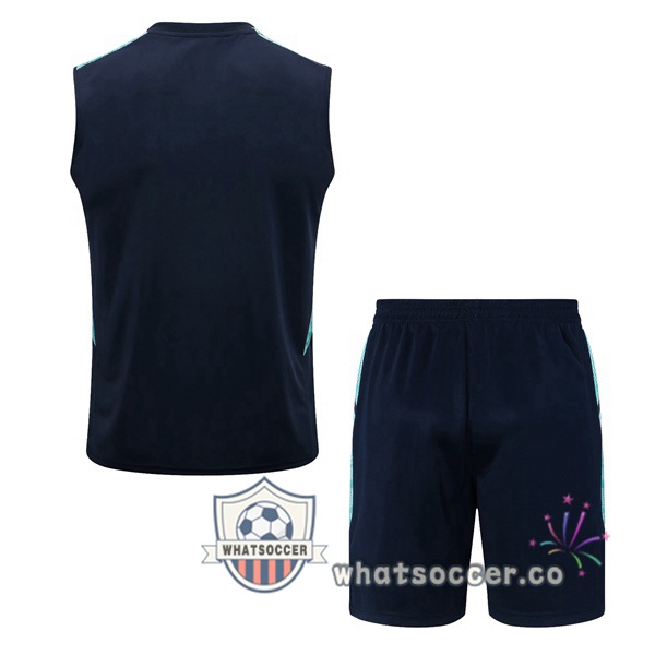 Arsenal + Shorts Blue Royal Soccer Vest 2022-2023