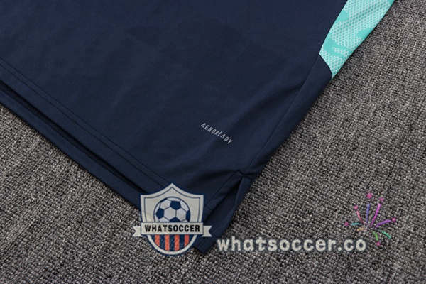 Arsenal + Shorts Blue Royal Soccer Vest 2022-2023