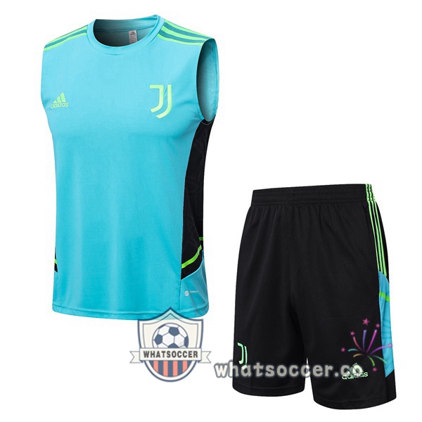 Juventus + Shorts Green Soccer Vest 2022-2023