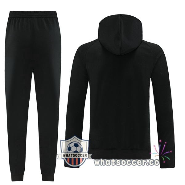 Manchester United Black Hooded Jacket 2022-2023
