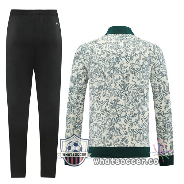 Mexico White Green Training Jacket 2022-2023