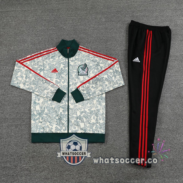 Mexico White Green Training Jacket 2022-2023