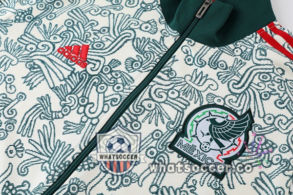 Mexico White Green Training Jacket 2022-2023