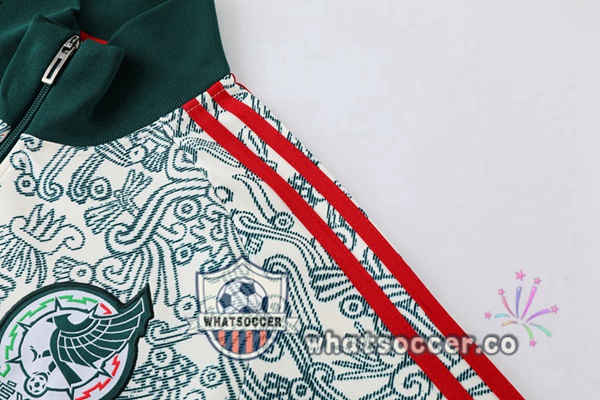 Mexico White Green Training Jacket 2022-2023