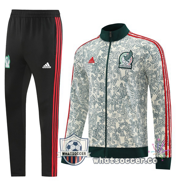Mexico White Green Training Jacket 2022-2023