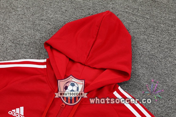 Arsenal Red Hooded Jacket 2022-2023