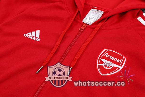 Arsenal Red Hooded Jacket 2022-2023