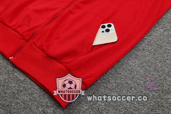 Arsenal Red Hooded Jacket 2022-2023