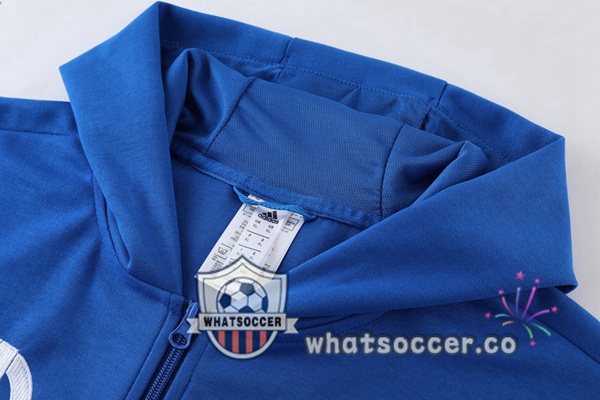 Real Madrid Blue Hooded Jacket 2022-2023