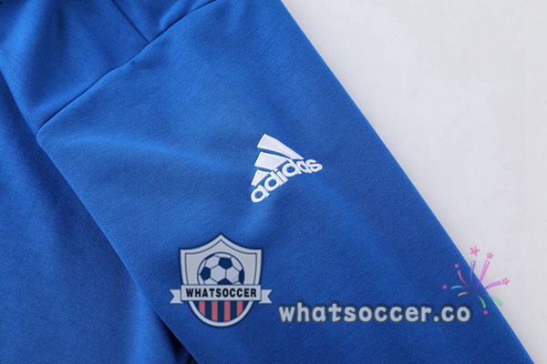 Real Madrid Blue Hooded Jacket 2022-2023
