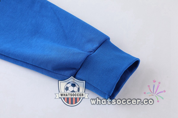Real Madrid Blue Hooded Jacket 2022-2023