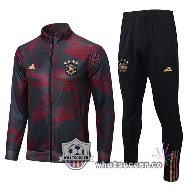 Germany Red Gray Training Jacket 2022-2023