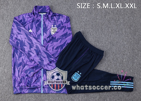 Argentina Purple Training Jacket 2022-2023