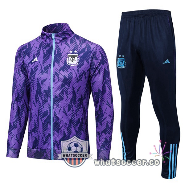 Argentina Purple Training Jacket 2022-2023