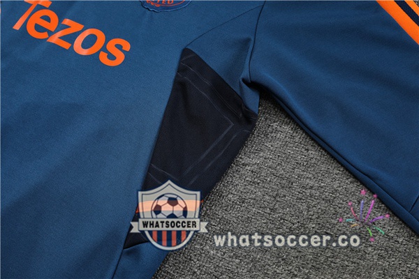 Manchester United Blue Hooded Jacket 2022-2023