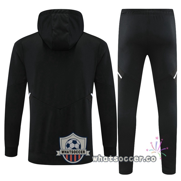 Manchester United Black Hooded Jacket 2022-2023