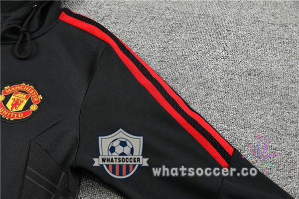 Manchester United Black Hooded Jacket 2022-2023