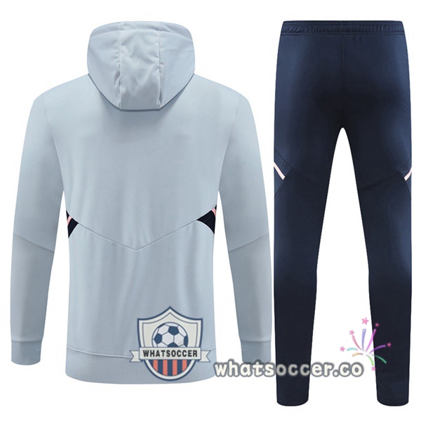 Arsenal Gray Hooded Jacket 2022-2023