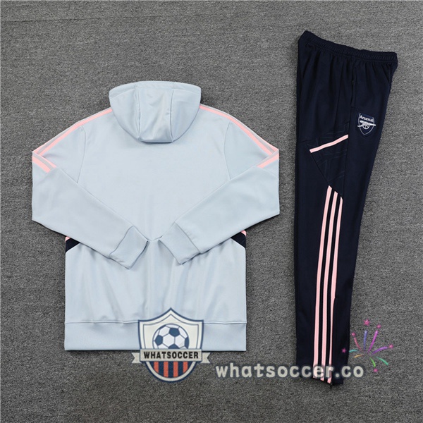 Arsenal Gray Hooded Jacket 2022-2023
