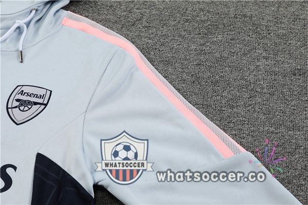 Arsenal Gray Hooded Jacket 2022-2023