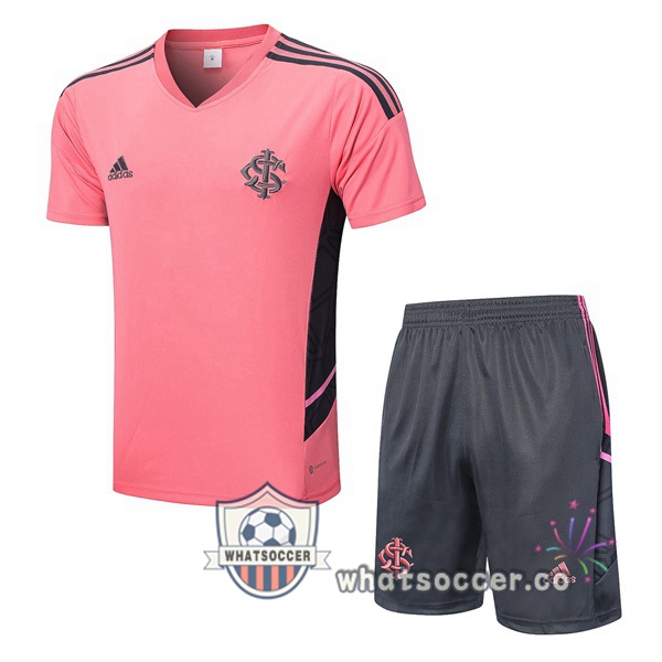 SC Internacional Training T-Shirts+ Shorts Rose 2022-2023