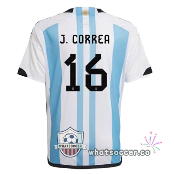 Argentina (ALMADA 16) Home Soccer Jerseys Blue White 2022-2023