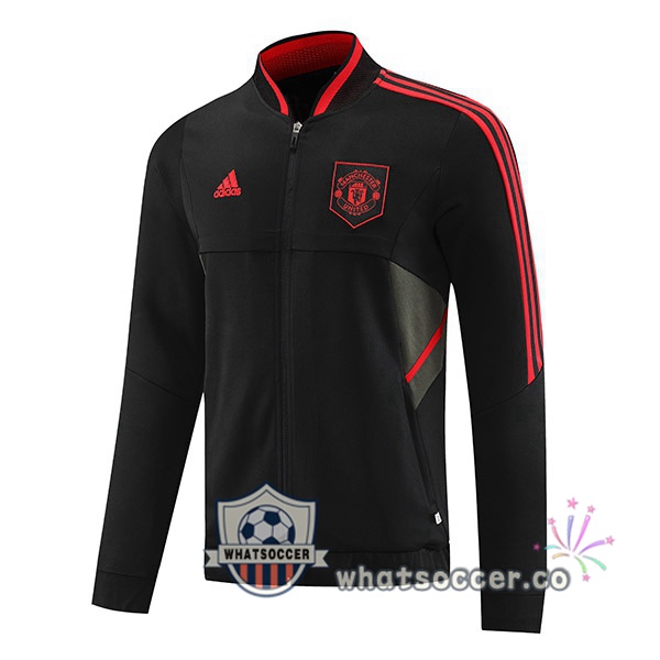 Manchester United Soccer Jacket Black 2022-2023