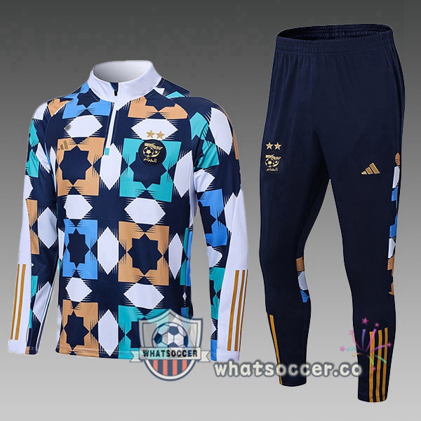 Algeria Kids White Tracksuit 2022-2023