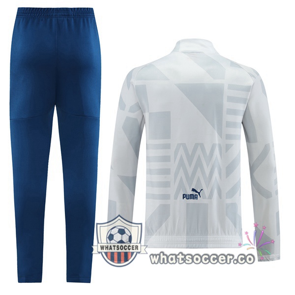 Olympique de Marseille White Training Jacket 2022-2023