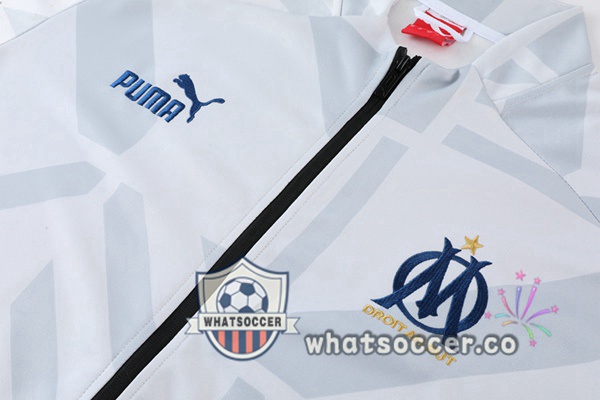 Olympique de Marseille White Training Jacket 2022-2023