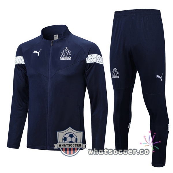 Olympique de Marseille Blue Royal Training Jacket 2022-2023