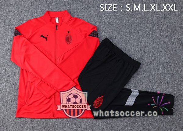 AC Milan Red Training Jacket 2022-2023