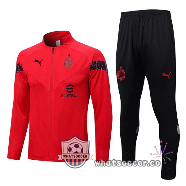 AC Milan Red Training Jacket 2022-2023