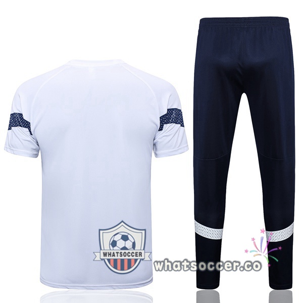 Olympique de Marseille Training T-Shirts+ Pants White 2022-2023