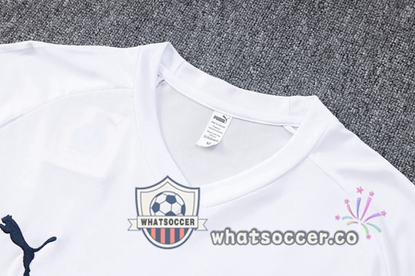 Olympique de Marseille Training T-Shirts+ Pants White 2022-2023