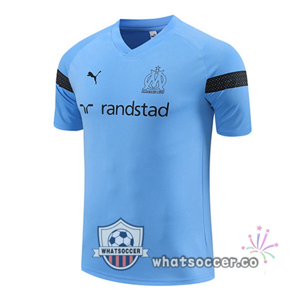 Olympique de Marseille Training T-Shirts Blue 2022-2023