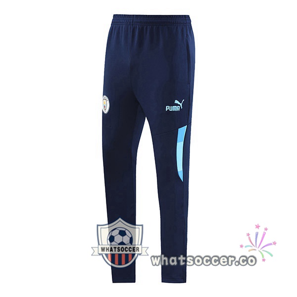 Manchester City Soccer Pants Blue 2022-2023