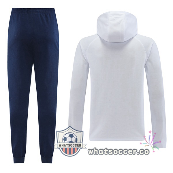 Paris PSG White Hooded Jacket 2022-2023