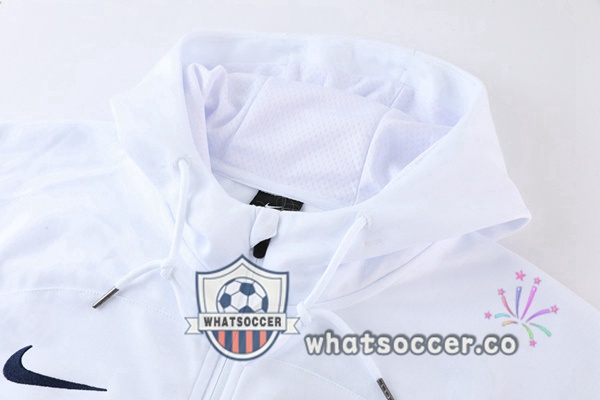 Paris PSG White Hooded Jacket 2022-2023