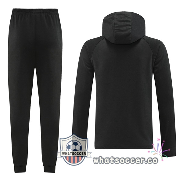 FC Barcelona Black Hooded Jacket 2022-2023