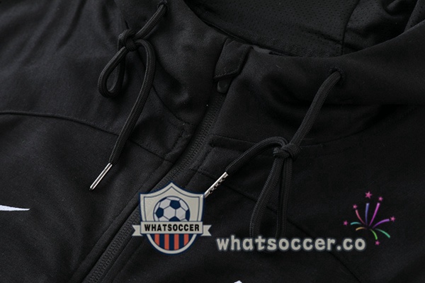 FC Barcelona Black Hooded Jacket 2022-2023