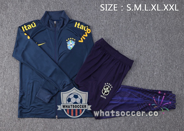 Brazil Blue Royal Training Jacket 2022-2023