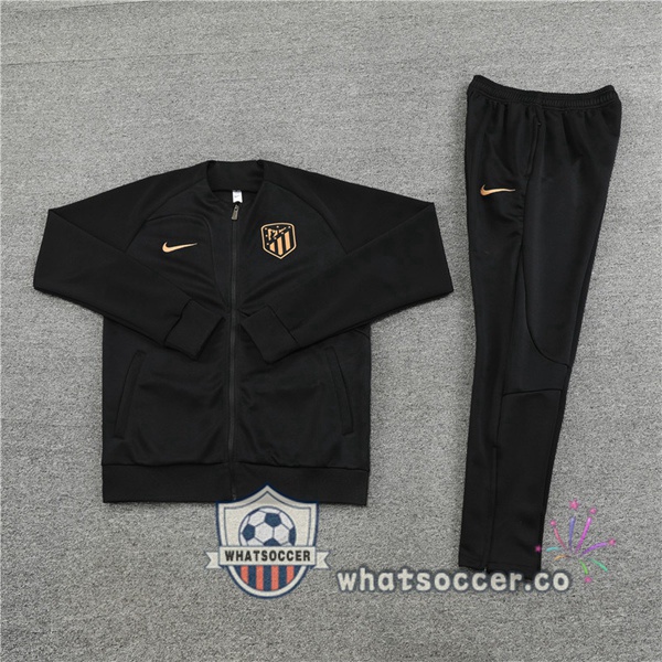 Atletico Madrid Black Training Jacket 2022-2023