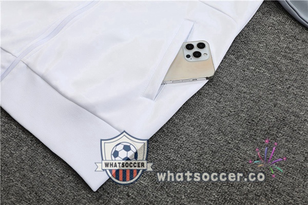 FC Liverpool White Gray Training Jacket 2022-2023